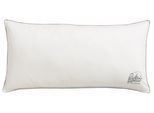 Microfaserkissen RIBECO "Marie, Kissen 40x80 cm & 80x80 cm im Spar-Set erhältlich", weiß, B:40cm L:80cm, Bezug: 100% Baumwolle. Füllung: 100% Polyester, Kopfkissen, Microfaserkissen, Kopfkissen-Set, flauschig &