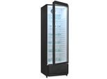 EXQUISIT Getränkekühlschrank "GKS260-GT-431D schwarz", Energieeffizienz: D, schwarz, Rechtsanschlag, nicht wechselbar, Kühlschränke, Alles auf einen Blick dank Isolierglastür und übersichtliche Lagerung, Getränkekühlschrank