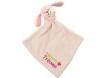 Schmusetuch NICI "My First NICI, Schmusetuch mit Kuscheltier Hase, Kuschelige Träume", Baby, beige (beige, grün), Plüsch, Polyester, Schnuffeltücher Schmusetuch, mit aufgestickter Botschaft