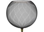 SEGULA LED-Filament "LED Floating Cage", Energieeffizienz: G (A-G), schwarz, L:300cm Ø:300cm, Leuchtmittel, LED Floating Cage Globe 300 black E27, 5W, 2200K, 350lm