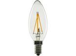 SEGULA LED-Leuchtmittel "Ambient Line", Energieeffizienz: G (A-G), transparent, L:100cm Ø:35cm, Leuchtmittel, Kerze klar Ambient Dimming, E14