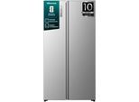 HISENSE Side-by-Side "RS3P538NA", Energieeffizienz: E (A-G), inox, B:91,1cm H:178,6cm T:600cm, Kühlschränke, einfacher Side by Side mit Premium-Ausstattung