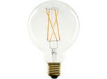SEGULA LED-Leuchtmittel "Vintage Line", Energieeffizienz: G (A-G), transparent, L:140cm Ø:95cm, Leuchtmittel, dimmbar, Globe 95 klar- scherbensicher, E27