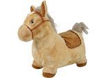 Hüpftier CHIC2000 "Pferd, hellbraun", braun (hellbraun), Hüpfspielzeug, BabyB:57cm H:50cm T:57cm, Hüpftier, B:57cm H:50cm T:57cm