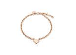Armband LIEBESKIND BERLIN "Schmuck Geschenk Edelstahl Armkette The Love Bond", rosa (roségoldfarben), Armbänder, Damen, 21cm, Edelstahl, Armband