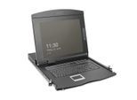 Digitus 19" HD LCD KVM Konsole, 16-Port VGA, deutsche Tastatur