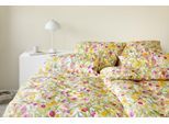 Bettwäsche ELEGANTE "Tulpe Jersey", weiß, B/L: 155cm x 220cm, 1 Stk., 1 Stk., Mako-Jersey, B/L: 80cm x 80cm, 2, Mako-Jersey, Obermaterial: 100% Baumwolle, Bettwäsche, Bettwäsche, angenehmes Hautgefühl