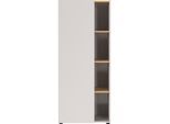 Germania Aktenschrank 2233-605 GW-Adrano, in Kaschmir/Navarra-Eiche-Nb., grifflose Optik, 61 x 145 x 34 cm (BxHxT)