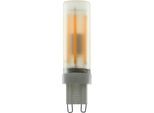 SEGULA LED-Leuchtmittel "LED G9 Stift 3,0W 2200K matt", Energieeffizienz: F (A-G), silber (matt), L:70cm Ø:2cm, Leuchtmittel, LED G9 Stift 3W 2200K matt, CRI 90, dimmbar