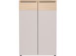Germania Aktenschrank 4440-654 GW-Oviedo, in Kaschmir/Lindberg-Eiche-Nb., mit Türdämpfung, 80 x 120 x 40 cm (BxHxT)