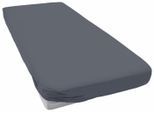 Spannbettlaken PRIMERA "Elasthan-Feinjersey Boxspring", grau (anthrazit), 1 Stk., Jersey-Elasthan, 180x200 180x210 180x220 190x200 190x210 190x220 200x200 200x210 200x220 37cm, Jersey-Elasthan, Obermaterial: 95% Baumwolle, 5% Elasthan, Bettlaken, Spannbettlaken, für hohe Matratzen, PREMIUM, aus 95% gekämmter Baumwolle, 5% Elasthan