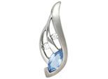 Kettenanhänger JOBO "Anhänger mit Zirkonia", silber (silber 925), Schmuckanhänger, Damen, Silber 925 (Sterlingsilber), Kettenanhänger, 925 Silber