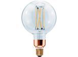 SEGULA LED-Leuchtmittel "LED Globe 125 High Brightness klar", Energieeffizienz: F (A-G), transparent, L:21cm Ø:12,5cm, Leuchtmittel