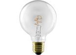 SEGULA LED-Filament "LED Globe 80 klar, E27", Energieeffizienz: G (A-G), transparent, klar, L:12,5cm Ø:8cm, Leuchtmittel