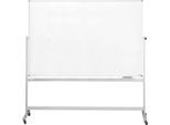 magnetoplan® Whiteboard, mobil, emailliert, H 1200 x B 2200 mm