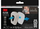 3M Partikelfilter 5935, Schutzklasse P3, für 3M Gas- und Dampf-Filterpatronen mit Filterhalterung 501, Packung mit 2 Paar + 1 x Filterhalterung 501