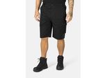 Arbeitshose HERO BY JOHN MEDOOX "AKRON Pro Workwear Arbeitsshorts", Herren, Gr. M, schwarz, Sweatware, 65% Polyester, 35% Baumwolle, gerade 3/4-Länge, Hosen Arbeitshose, Arbeits- 3/4-Hose Funktionsqualitätfür Herren