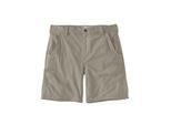 Arbeitsbundhose CARHARTT "Ripstop work Shorts", Herren, Gr. 36, EURO, beige (beige, grau), Obermaterial: 100% Nylon NY., Hosen