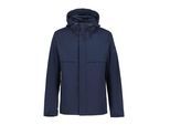 Outdoorjacke ICEPEAK "Icepeak Jacke Villandry", Herren, Gr. 52, blau (dunkel blau), Stoff, 88% Polyester, 12% Baumwolle, normal, Jacken Outdoorjacke