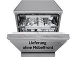 LG vollintegrierbarer Geschirrspüler "DB597TXS", Energieeffizienz: A (A-G), silber (grau), B:59,8cm H:81,5cm T:55,4cm, Geschirrspüler