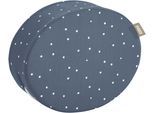 Rückenkissen PAIDI "in verschiedenen Farben, gepunktet, Baumwolle, Aufsteckkissen", night blau, B:12cm H:28cm L:35cm, Baumwolle, Funktionskissen, Bettkantenschutz, abnehmbarer und waschbarer Bezug