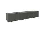 Hom`in Lowboard, Anthrazit, Holzwerkstoff, 200x36.7x42 cm, hängend, Wohnzimmer, Wohnwände, Lowboards, Lowboards hängend