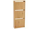 Carryhome Schuhkipper , Eichefarben , Holzwerkstoff , 49x122x18 cm , Typenauswahl, Beimöbel erhältlich, stehend , Kleinmöbel