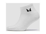 MP Unisex Ankle Socks (1 Pack) - White - UK 6-8