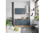 Küchenblock Easytouch Low m. Geräten Dunkelblau