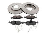 MAPCO Bremsensatz, Scheibenbremse 47454 Vorderachse belüftet 247mm 20,4mm für Peugeot Citroën