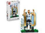 Konstruktionsspielsteine LEGO "Lionel Messi – Fußballlegende (43015), LEGO Editions Football", bunt, Spielbausteine, Kinder, Kunststoff, Konstruktionsspielsteine