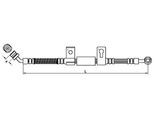 METZGER Bremsschlauch 4110827 für KIA