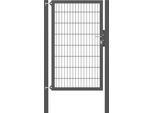 Zauneinzeltür ALBERTS "Flexo Plus", grau (anthrazit), B:100cm H:160cm, Stahl, Tore, Zauneinzeltür, verschiedene Abmessungen