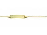 ID Armband ADELIA´S "14 cm ID - Armband 333 Gold ( 8K )", gold, Armbänder, Damen, 14cm, Gold, Goldarmband