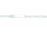 ID Armband ADELIA´S "18,5 cm ID - Armband 925 Silber", silber, Armbänder, Damen, 18,5cm, Silber 925 (Sterlingsilber), Silberarmband