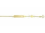 ID Armband ADELIA´S "14 cm ID - Armband 585 Gold ( 14K )", gold, Armbänder, Damen, 14cm, Gold, Goldarmband