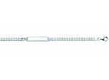 ID Armband ADELIA´S "21 cm ID - Armband 925 Silber", silber, Armbänder, Damen, 21cm, Silber 925 (Sterlingsilber), Silberarmband