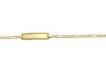 ID Armband ADELIA´S "14 cm ID - Armband 585 Gold ( 14K )", gold, Armbänder, Damen, 14cm, Gold, Goldarmband