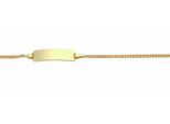 ID Armband ADELIA´S "14 cm ID - Armband 333 Gold ( 8K )", gold, Armbänder, Damen, 14cm, Gold, Goldarmband