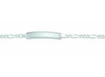 ID Armband ADELIA´S "16 cm ID - Armband 925 Silber", silber, Armbänder, Damen, 16cm, Silber 925 (Sterlingsilber), Silberarmband