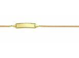ID Armband ADELIA´S "14 cm ID - Armband 585 Gold ( 14K )", gold, Armbänder, Damen, 14cm, Gold, Goldarmband