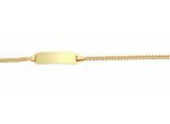 ID Armband ADELIA´S "16 cm ID - Armband 333 Gold ( 8K )", gold, Armbänder, Damen, 16cm, Gold, Goldarmband