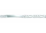 ID Armband ADELIA´S "23 cm ID - Armband 925 Silber", silber, Armbänder, Damen, 23cm, Silber 925 (Sterlingsilber), Silberarmband