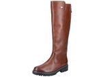 Stiefel REMONTE "Remonte Stiefel Glattleder", Damen, Gr. 37, chestnut, Glattleder, Schuhe Stiefel