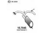 ASSO Endschalldämpfer 157045 für HONDA