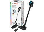 BOSCH Akku-Stielstaubsauger "Unlimited 6 BKS6111P, Hygiene-Filter, 10 Jahre Motorgarantie, leicht", blau (laguna blau, schwarz), B:20cm H:122cm T:26,5cm, Akkusauger, Akku wechselbar, alle Bodenarten, hohe Saugkraft, lange Laufzeit, blau, Topseller