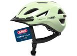 Fahrradhelm ABUS "URBAN-I 4.0" Gr. S, grün (pistacchio grün), Helme, S Kopfumfang: 51cm - 55cm