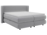Boxspringbett Elodie Silberfarben ca. 180x200cm