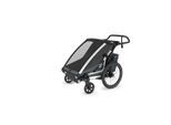 Thule Fahrradanhänger Chariot Cross2 dbl, Dunkelgrau, Metall, Textil, 34.00x73.00x88.00 cm, Freizeit, Sport & Fitness, Fahrradanhänger