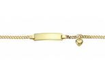 ID Armband ADELIA´S "14 cm ID - Armband 333 Gold ( 8K )", gold, Armbänder, Damen, 14cm, Gold, Goldarmband